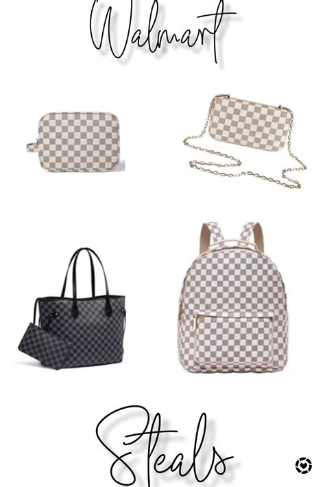 Checkered Louis Vuitton Bag Dupe Bag