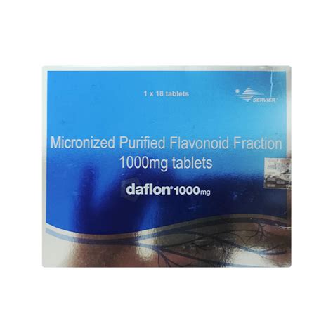 DAFLON 1000mg Tablet 18's : Price, Uses, Side Effects | Netmeds