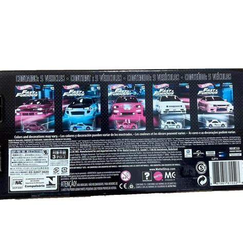 Fast And Furious Hot Wheels Fast Original Premium Box Pack Complete Set Rare