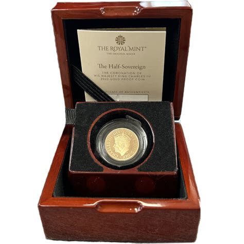 Proof Gold Half Sovereign Coronation Ats Bullion