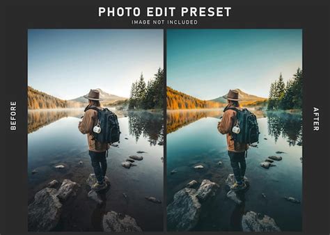 Premium Psd Travel Moody Photo Edit Preset Template With Camera Raw