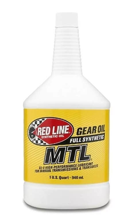 Red Line 75W 85 GL 5 Gear Oil Quart Power Oil Center 60 OFF