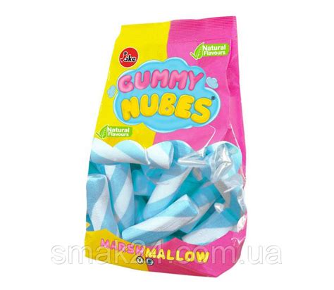 Зефір Маршмелоу "Крем" БЕЗ ГЛЮТЕНА І ЛАКТОЗИ Gummy Nubes Marshmallow ...