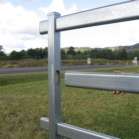 Steel Galvanised Oval Horse Cattle Rail China Galvanized Cattle