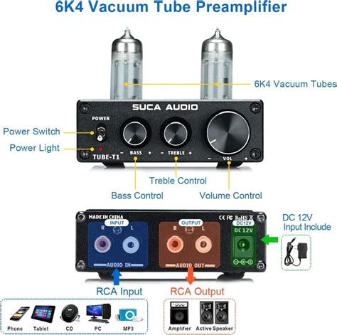 Suca Audio Tube T Preamplifier Vacuum Tube Amplifier Buffer Mini Hi