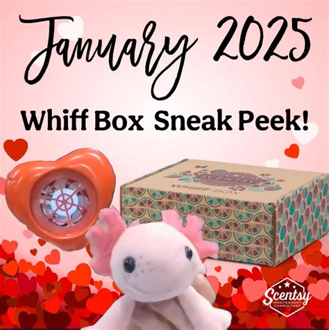 Scentsy Whiff Box January Monthly Mystery Box Unboxing