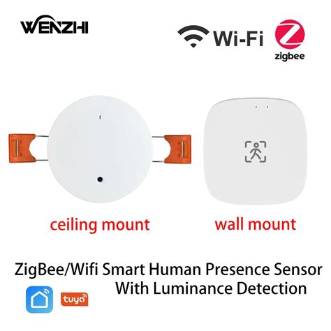 Zigbee Wifi Mmwave Human Presence Motion Sensor With Luminance Distance