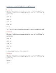 Odd Numeral Pair Group Classification Questions For SSC Exams