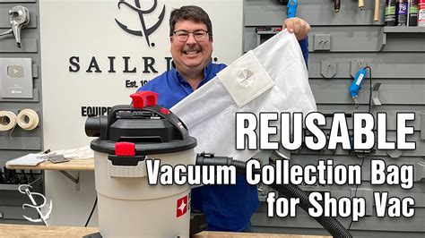 Diy Reusable Shop Vac Dust Collection Bag Youtube