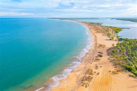 View of Kalpitiya Beach in Sri Lanka Stock Photo - Image of sand, palm ...