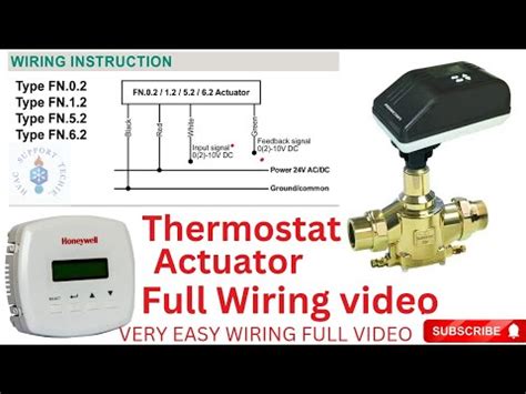 Honeywell Thermostat And Actuator Wiring Flowcon Actuator Ki Wiring