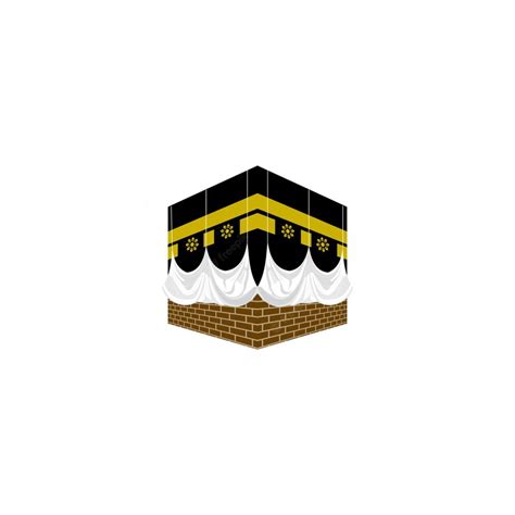 Premium Vector | Kaaba flat vector graphic illustration