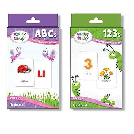 Brainy Baby ABCs Flashcards and 123s Flashcards Deluxe Edition | Walmart Canada