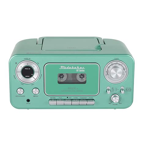 Studebaker BT Series Portable Bluetooth CD Player with AM/FM Stereo ...