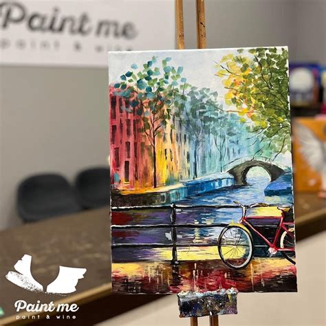 Акрилна картина "Амстердам" | Paint Me Paint & Wine Studio