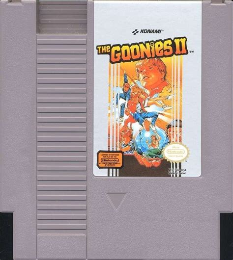 The Goonies Ii 1987 Nes Box Cover Art Mobygames