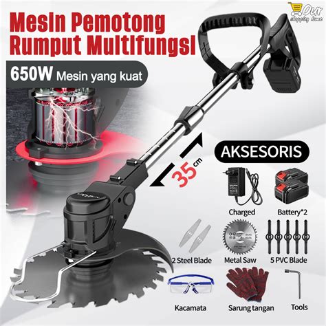 Jual Mesin Pemotong Rumput Listrik Tanpa Kabel V Mesin Pemotong