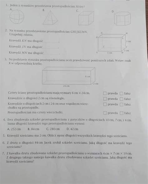 Hej mógłby ktoś mi pomóc z tymi zadaniami Moja siostra chodzi do 4