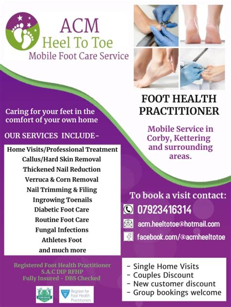 Acm Mobile Foot Care Service Corby Gb Eng Nextdoor