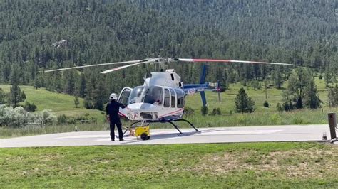 Black Hills Life Flight S Bell 407 Helicopter Runs Maintenance Checks