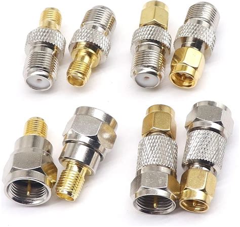 Amazon BASNI Connector RF Coaxial Coax Adapter F Type Female Jack