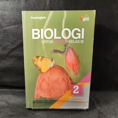 Jual Buku Biologi Kelas Xi Sma Penerbit Erlangga Irnaningtyas