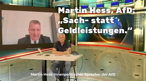 Martin Hess Afd Wir Brauchen Wende In Der Migrationspolitik