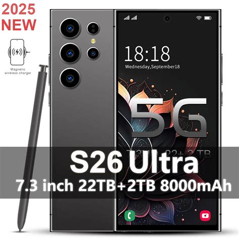 Новые мобильные телефоны S26 Ultra 7,3HD, оригинальный смартфон, 5G ...