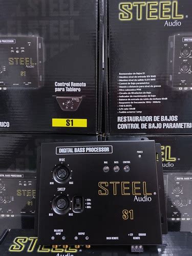 Epicentro Restaurador De Bajos Steel Audio S1 Control Bajo Meses Sin