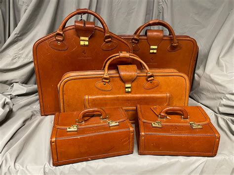 Dt Ferrari Testarossa Five Piece Schedoni Luggage Set Pcarmarket