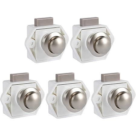 Lot De Bouton Poussoir Loquet Sans Cl Serrure De Meuble Fermoir