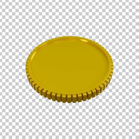 Premium Psd Gold Coin Isolated