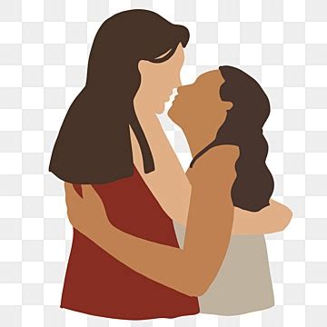 Lgbt Pride Clipart Transparent Background Lesbian Couple Vector Lgbt