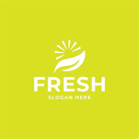 Premium Vector Fresh Logo Icon Vector Template