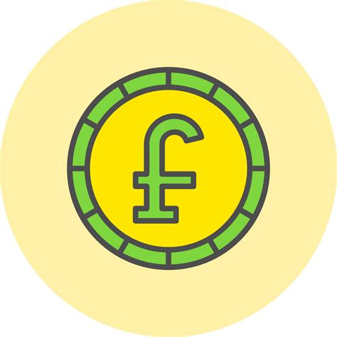Pound Coin Vector Icon 16490053 Vector Art At Vecteezy