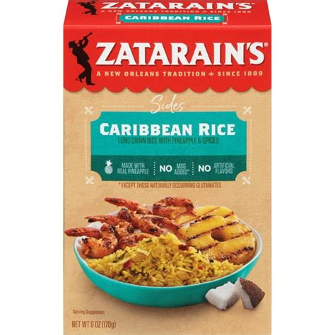 Zatarain S Caribbean Rice Mix 6 Oz