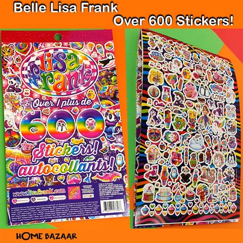 Lisa Frank Over 600 Stickers! - Socutegifts.com