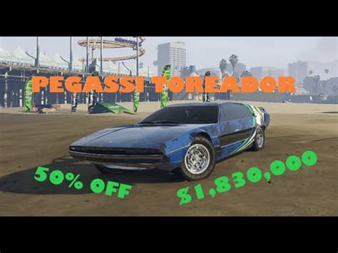 BUYING THE PEGASSI TOREADOR GTA ONLINE YouTube