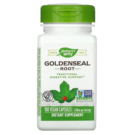 Nature S Way Goldenseal Root Mg Vegan Capsules