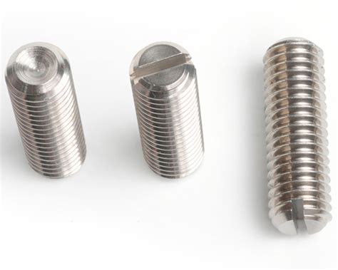 Slotted Set Screws Cup Point Din 438