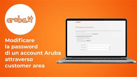 Modifica Della Password Dell Account Aruba Attraverso Customer Area