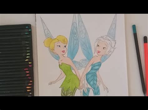 Como Dibujar A Tinkerbell Y A Su Hermana How To Draw A Tinkerbell And