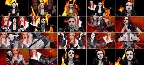 Empress Poison And Miss Nocturnal ANTI CHRISTIAN SEX Mix Femdom
