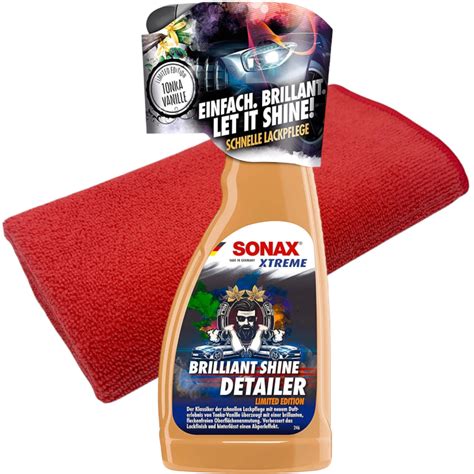 SONAX Xtreme Brilliant Shine Detailer 500ml inkl 2 Microfasertücher