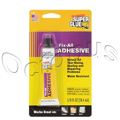 The Original Super Glue Fix All Adhesive 58 Oz Ea Multi Purpose Strong Clear