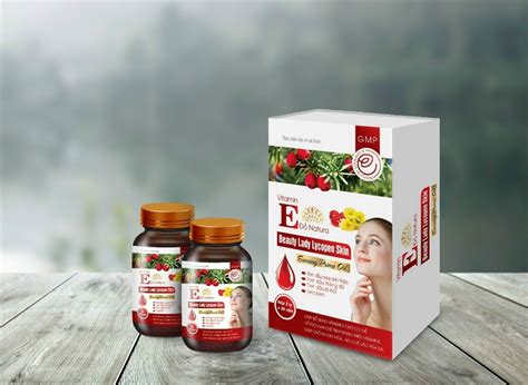 Vitamin E Natural Beauty Lady Lycopen Skin Hỗ Trợ Hạn Chế Tình Trạng Thiếu Vitamin E Hạn Chế