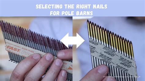 Smooth Vs Ring Shank Nails Choice For Pole Barns Milmar Pole Buildings