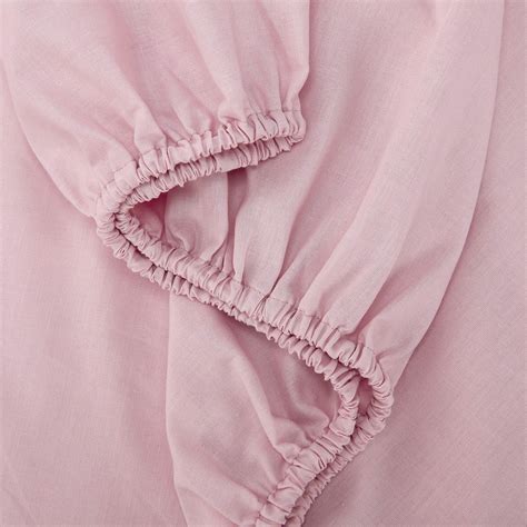 180 Thread Count Fitted Sheet Single Bed Pink Kmart Nz