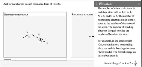 Hcno Lewis Structure Formal Charges