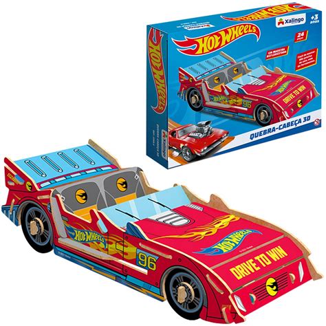 Quebra Cabe A D Hot Wheels Playset Pe As De Madeira Xalingo Shopee Brasil